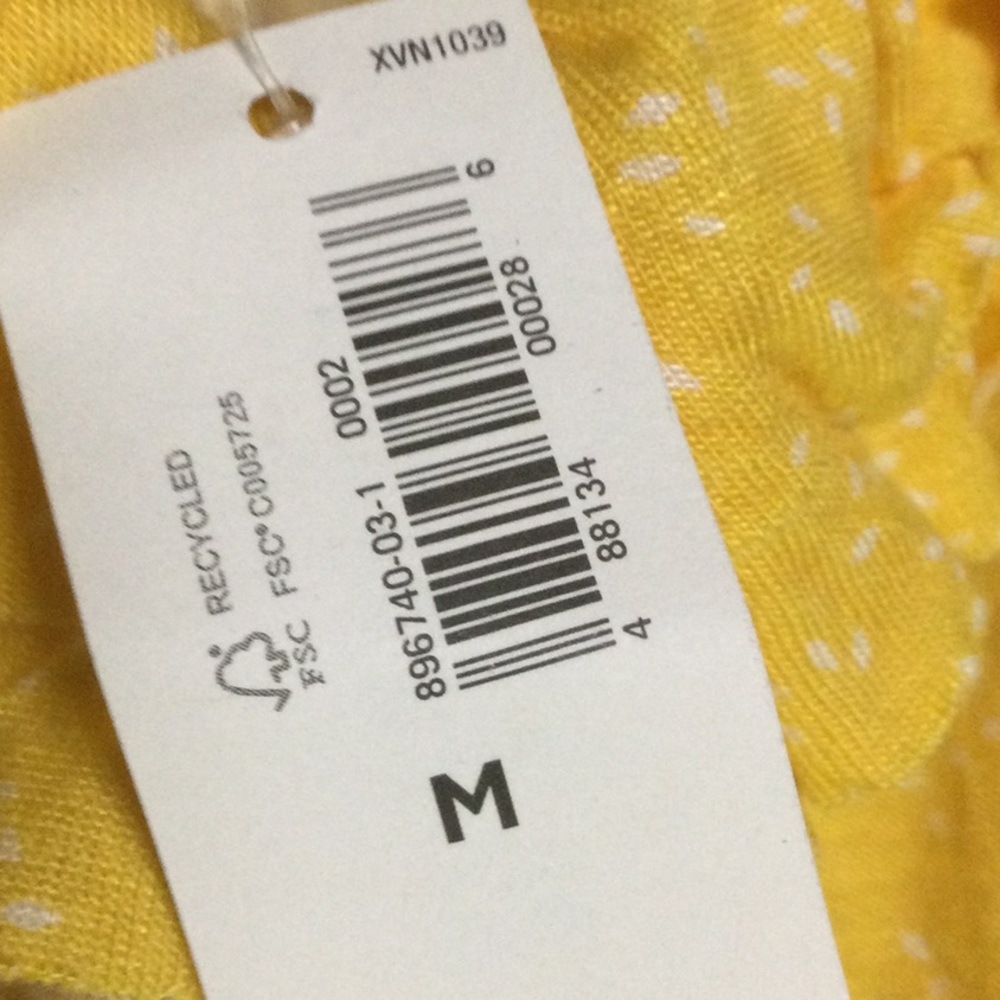 Yellow String Blouse - Picture 3 of 3
